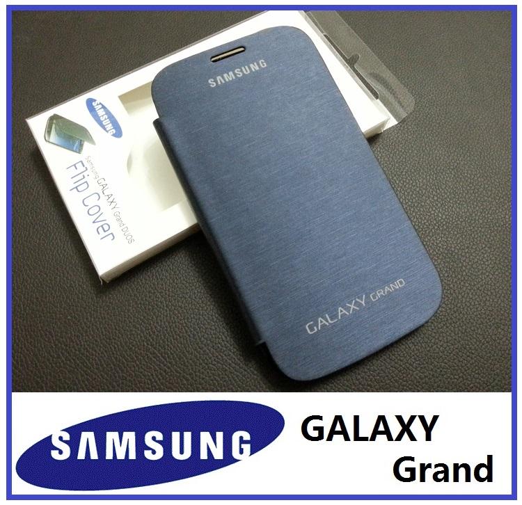 Samsung Galaxy Grand I9082 Flip Cover Black large image 0