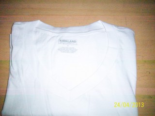 V Neck Pima cotton Basic T-Shirt