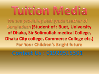 Tutor Wanted for O level student in Shimanto Tuition Media