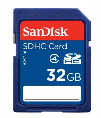 SanDisk 32 GB Class 4 SDHC Flash Memory Card