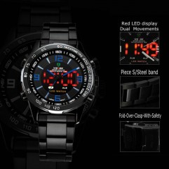 2013 summer hot and popular mens military watch 2time zone.