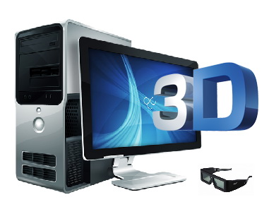 3D Glass nVIDIA for any Computer with 3D SBS BluRay Movies large image 0