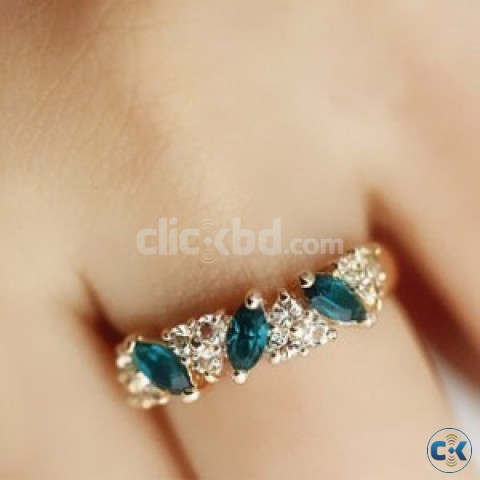 created diamond ring emerald ring green large image 0
