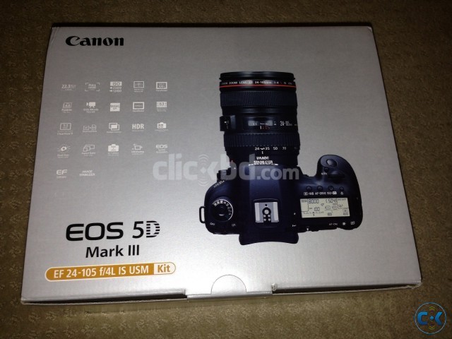 Canon EOS 5D Mark III Kit 24-105 F4 IS USM Digital Camera large image 0