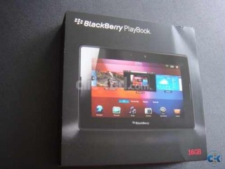 Blackberry playbook black 16GB with everything and box 