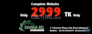 Complete WEB SITE only at TK. 2999