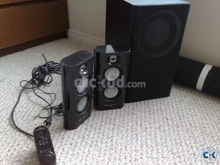 The MX5021 is a THX certified 2.1 3 piece speaker system