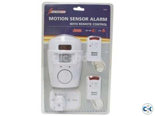 Motion Sensor Alarm with Remote Control large image 0