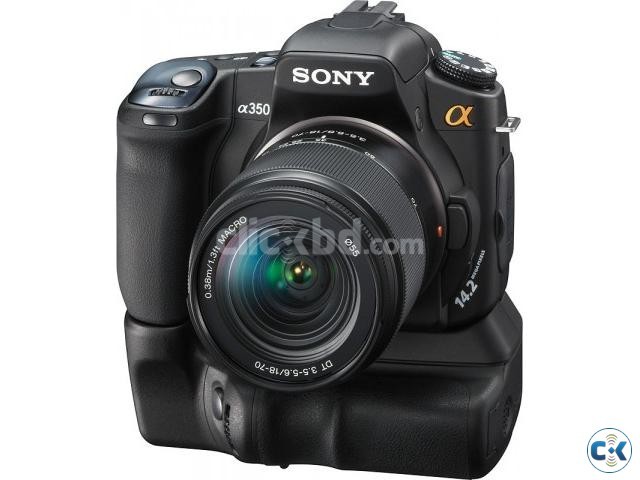 Sony a350 with two lenses vertical grip large image 0