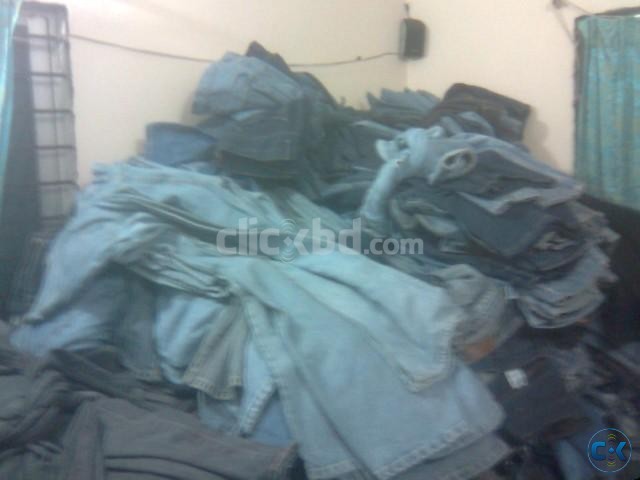Left over danim pant 1500pc with only 95tk pc large image 0