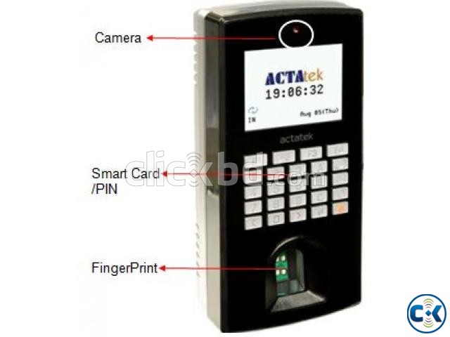 Actatek Web Base Time Attendance Finger Print and Mifare large image 0