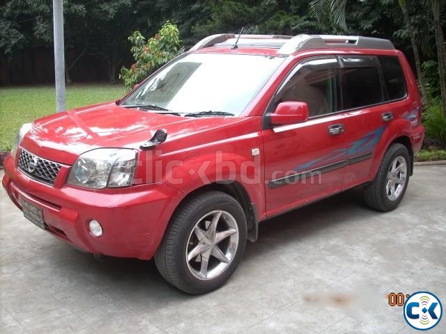 NISSAN X TRAIL SUV JEEP 4WD 2004 REG 06 RED SUPERB CONDITIO large image 0