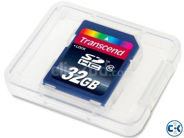 Transcend SDHC class 10 memory card for sell large image 0