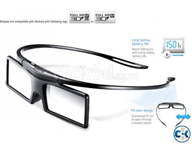 Samsung 2 PCS 3D Glass With 200 3D MOVIES new Original 3D large image 0