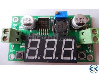 DC-DC Step Down Converter LM2596 Power Supply with Voltmeter