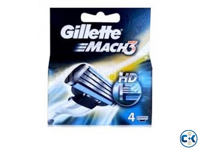 Gillette Mach3 HD Blades 4 pack  large image 0