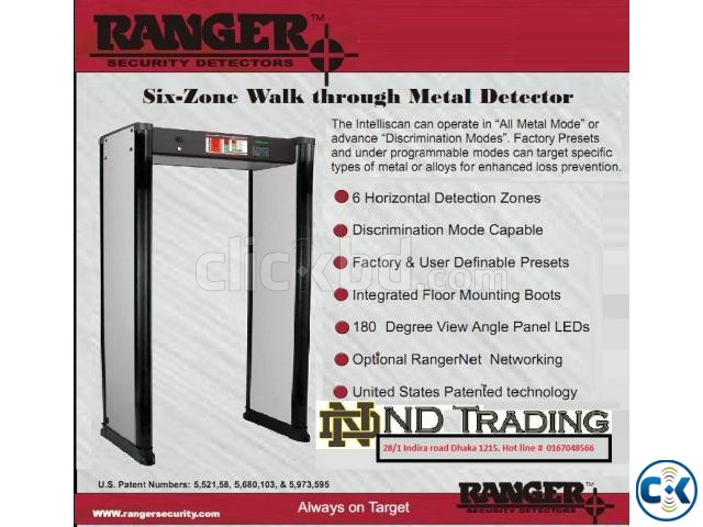 ND Trading Ranger 6zone metal detector large image 0