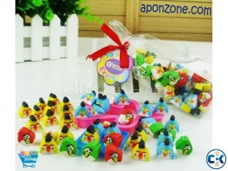 Mini Angry Birds Erasers 40 pics 