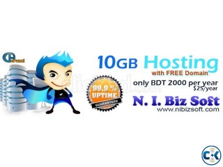 10GB Hosting FREE Domain