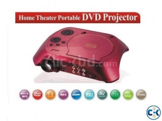 Projector with DVD Player TV Tuner USB Game Controller