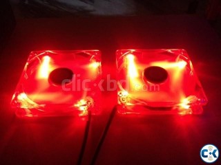 120mm Red and Blue LED Fans
