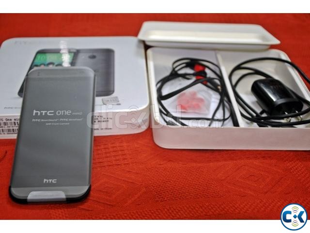 HTC ONE M8 MINI 2 BOXED SPACE GRAY WITH WARRENTY. large image 0