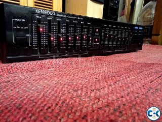 KENWOOD 14 BAND STERIO EQUILIZER RED LED.