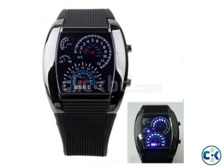 Blue Light RPM Turbo LED Wrist Watch