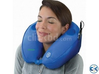 Massage Music Pillow MP3 Speaker U Neck Rest Travel