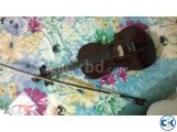 Violin with needed accessories