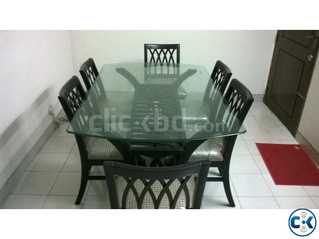 New condition new model dining table with Warranty large image 0