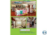 Office, Flat & Showroom Decoration for whole bangladesh