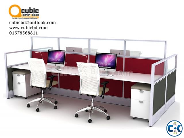 Office workstation Office desk cubicles partiotion large image 0