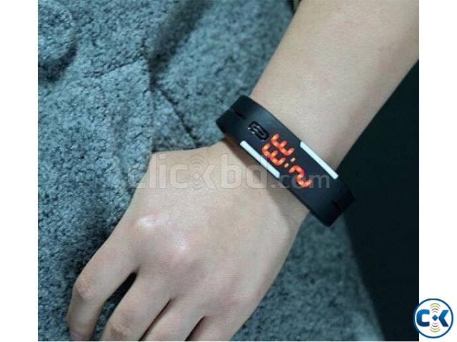 water resistant watch Black Color  large image 0