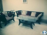 Sofa set with center table