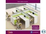 Office workstation cubicles partition