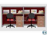 Office workstation for 2 person