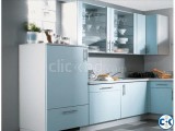 Blue affordable modern kitchen cabinet