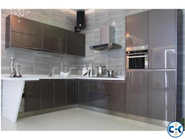 High glossy tempered glass kitchen large image 0