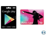 Google play gift card Apple itunes gift card skype cards