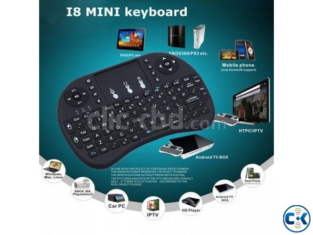 Wireless Mini Keyboard with Touchpad for PC Pad TV Box. large image 0