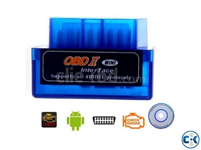 Bluetooth OBDII car Scanner Tool for Android Devices large image 0