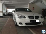 BMW 2010 White Color for Rent