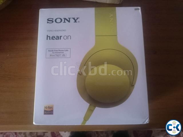Sony MDR 100 AAP Hi-Res Headphone Yellow Lime large image 0