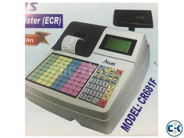 ACLAS Electronic Fiscal Cash Register ECR Model CR681F NB large image 0