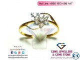 Diamond Ring with 18k yellow gold