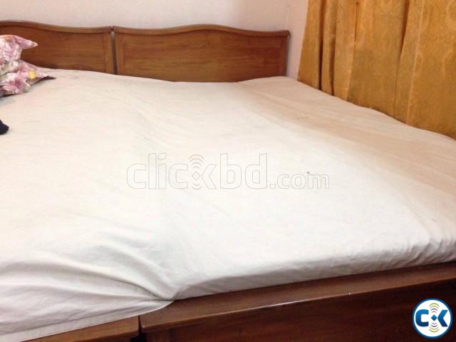 Single Bed of Original Shegun Wood in Low price large image 0