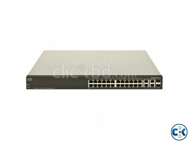 Cisco SMB SF300-24 Port 10 100 4 Gigabit Managed LAN Switch large image 0