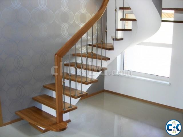 WOODEN STAIR DESIGN CONSTRUCTION 5 large image 0