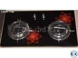 Brand New Glass 2 burner Auto Cabinet Stove From Italy